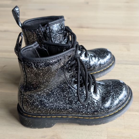 Toddler 1460 Glitter Lace‎ Up Boots - Picture 4 of 8